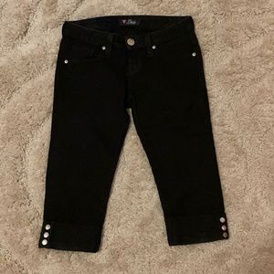 Guess Jeans, stretchy, Size 24, Black.